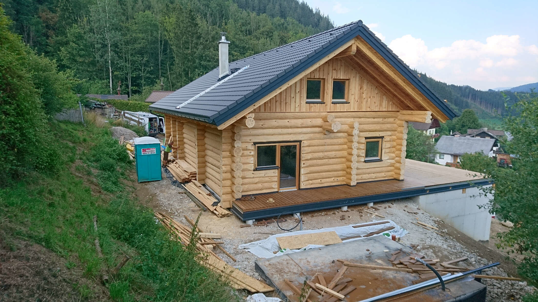 Massivholzhaus von Holzbau Haider 