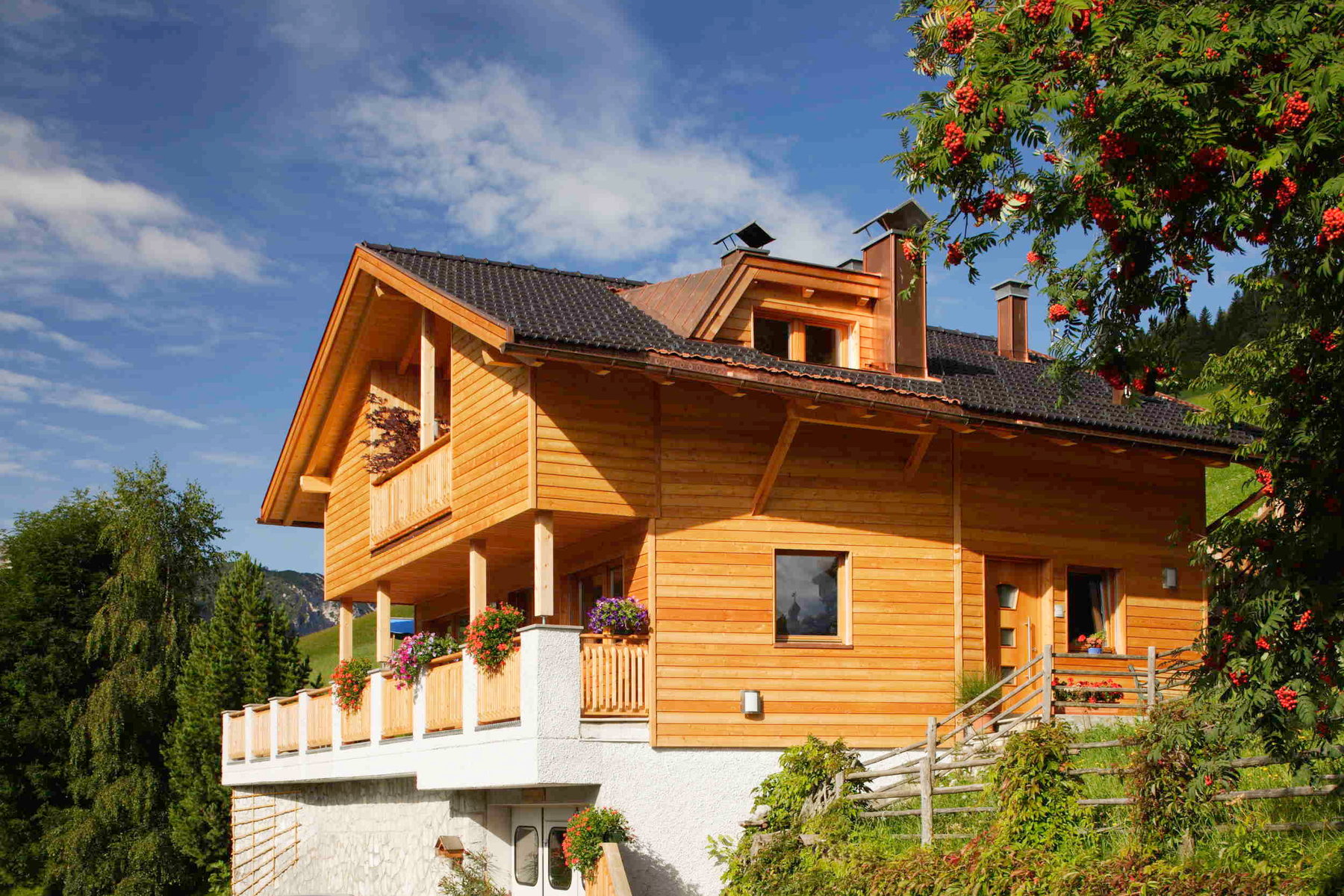 uriges 100-Haus von Holzbau Haider